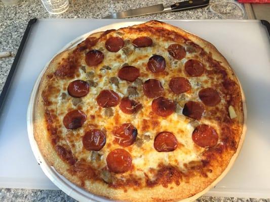 I added the pepperoni, had extra. Good stuff