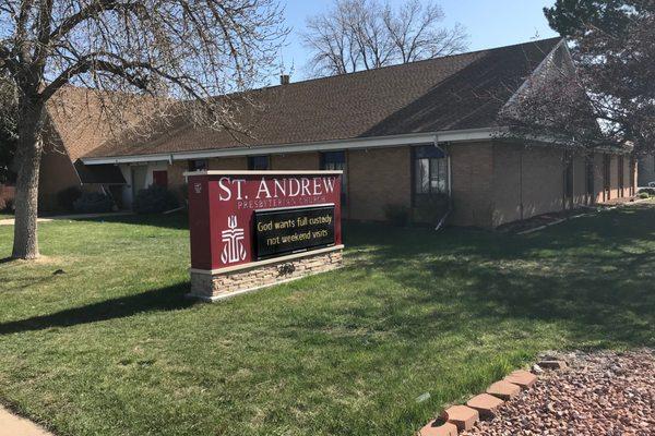 West side of the building as seen from Sheridan Blvd.