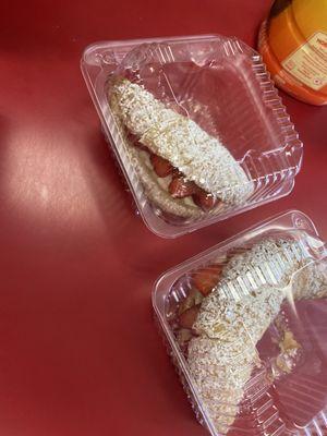 Strawberry cream cheese pastry