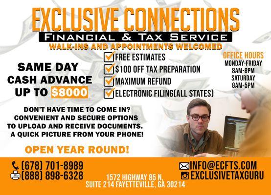 Exclusive Connections Financial & Tax Service