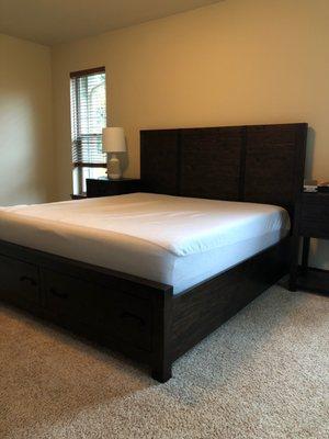 Bed disassembled and reassembled super fast by Sam and Eugene