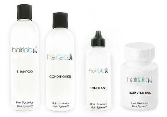 Hairlab® product line bottles