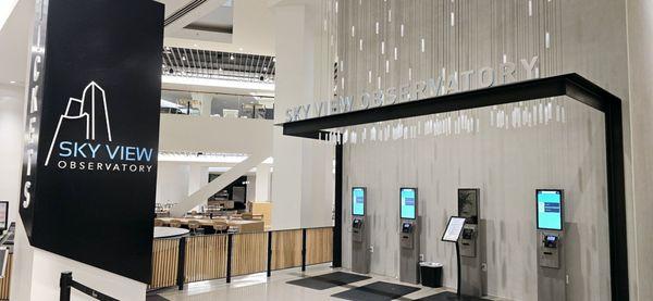 Ticket area, but can also purchase online