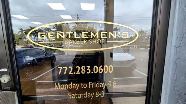 D' Gentlemen's Barber shop Stuart Florida Thursday Feb 20, 2025