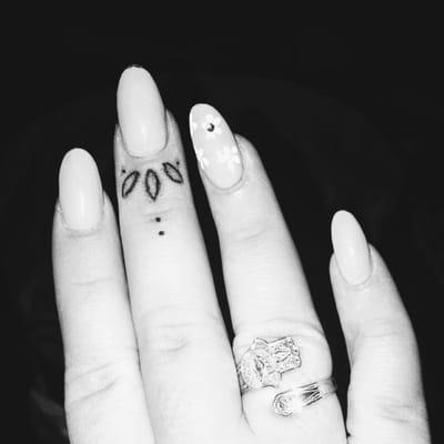 Pen ink is still spread from the stencil but I love it!