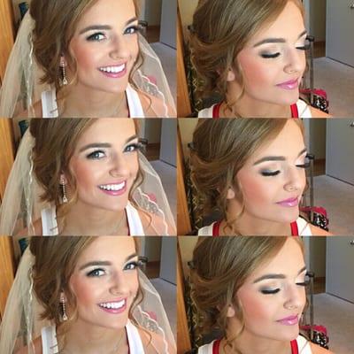 Congratulations to this beautiful bride from yesterday #hairandmakeupbykaelin for appointments & wedding bookings contact Kaelin.