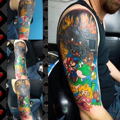 Golden Anchor Tattoo