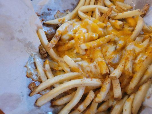 French Fries with jack cheese