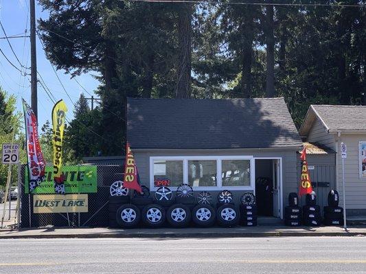 We like to be seen off the street for all of our future customers to see us..