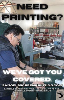 3 Angels Screen Print