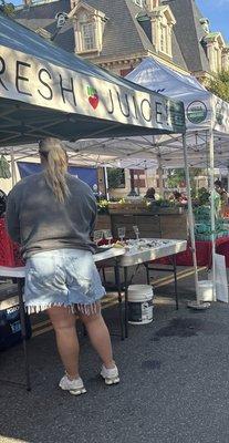 Stand at Dupont Circle FRESHFARM Market