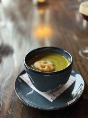 Creamy jalapeno soup