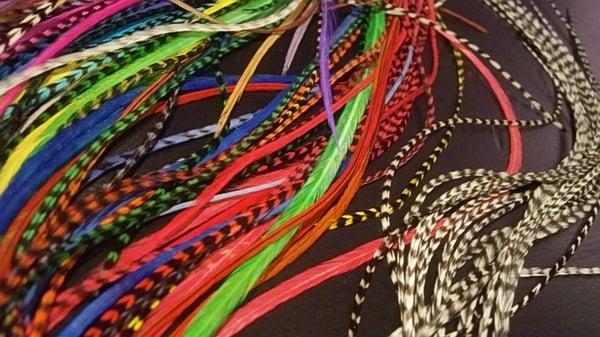 FEATHER HAIR EXTENTIONS