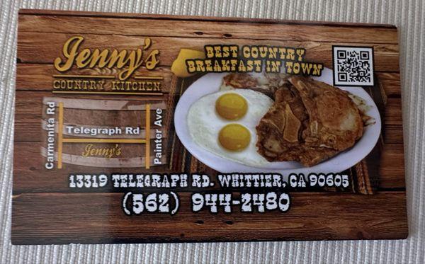 Address and phone number