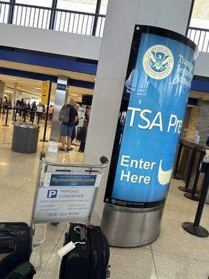 TSA Checkpoint C - Memphis Airport