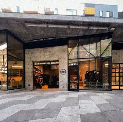 Our storefront at Base Camp in downtown Denver.