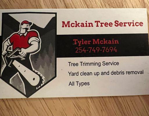 Mckain’s Tree Trimming Service