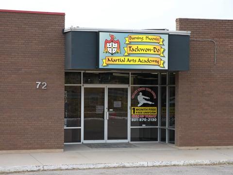 This is our store front located in the Orchard Plaza!