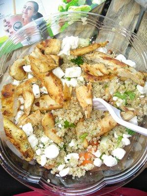 Quinoa salad with chicken