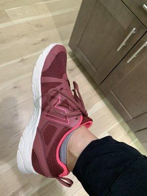 I love these sneakers. They are super comfortable and very cute. Square Deal has many options and the service is superb.
