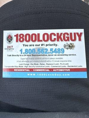 1800 LOCKGUY
