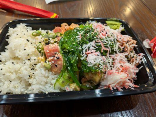 Tuna and salmon poke from Poke Bar, Duluth