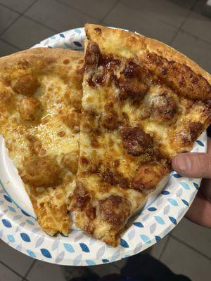 Buffalo Chicken & BBQ Chicken Slices