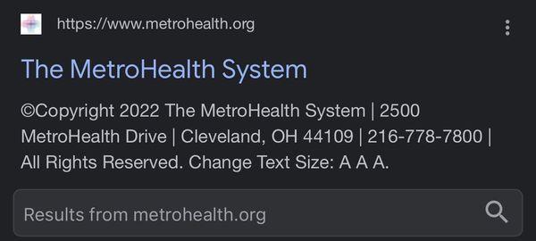 The Metrohealth System