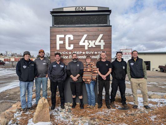 Staff at Fort Collins 4x4, Colorado, 80525
