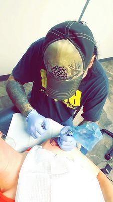 It hardly even hurt.