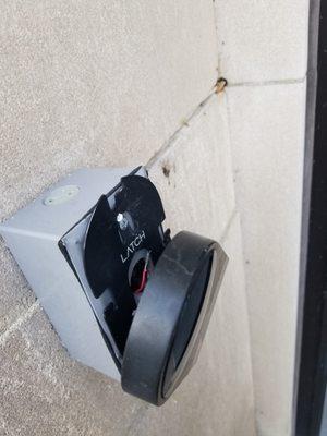 Let's play "Guess How Long the Latch System Will Remain Vandalized"!