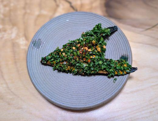 Branzino collar, chintextle, cascabel