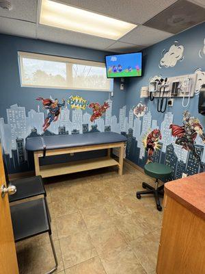 Pediatrics- Super Hero Room