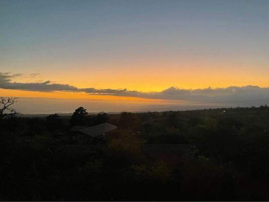 One of many sunsets to be seen!