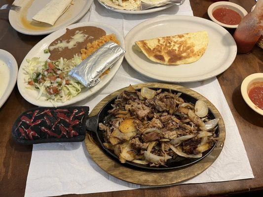 Pork/ Carnitas! Cheese Quesadilla!