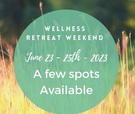 There's a few spots left for our June 2023 weekend retreat. https://www.leapinglotusfit.com/retreats