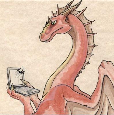Dragon with computer