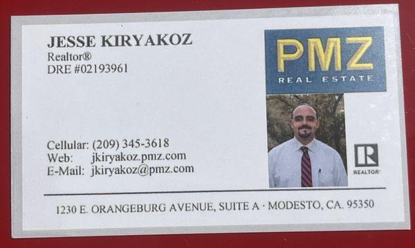 Jesse Kiryakoz - PMZ Real Estate