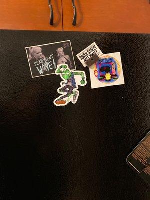 Stickers and magnets!