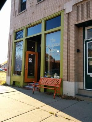 Front entrance of this super sharp salon!