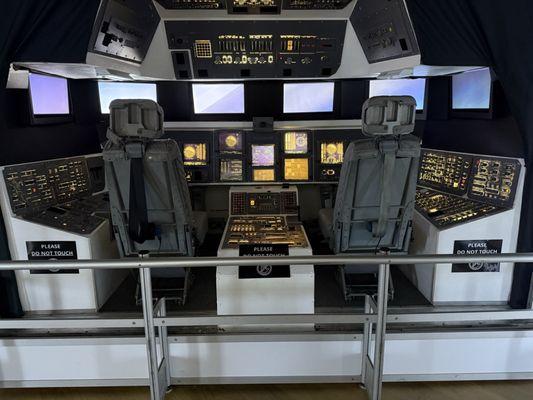 Control tower of space exhibit at Mulva