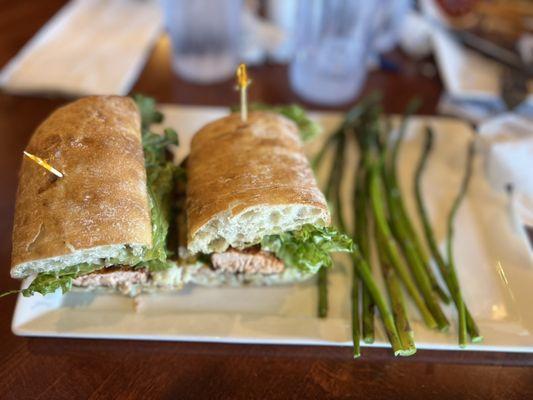 Wood Grilled Salmon Sandwich (blackened)