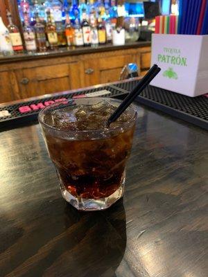 Rum and coke friendly bar