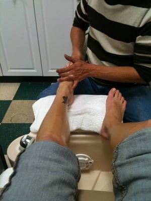 Followed Tom to three different places