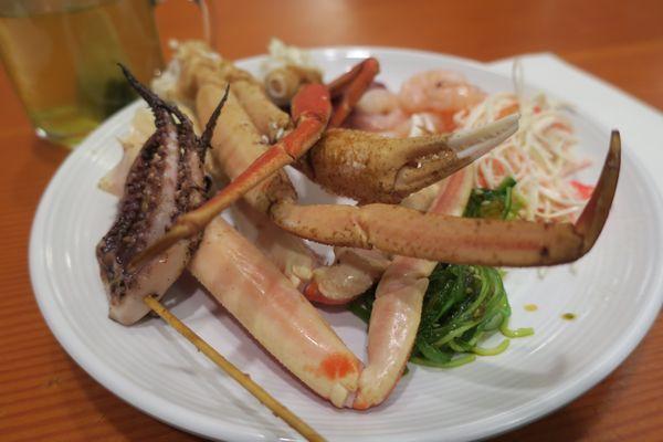 King crab legs!