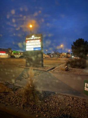 Sign of the market place