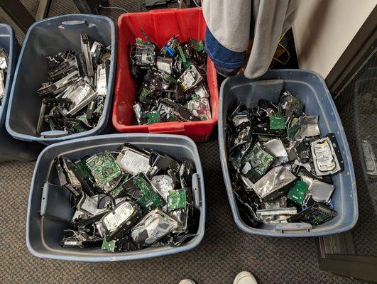 Pure Leverage Hard Drive & Cell Phone Crushers