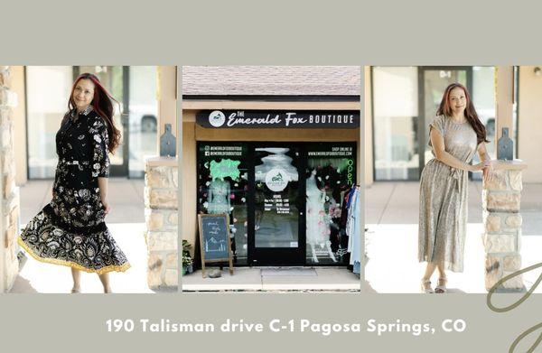 Store front of our boutique and piercing studio