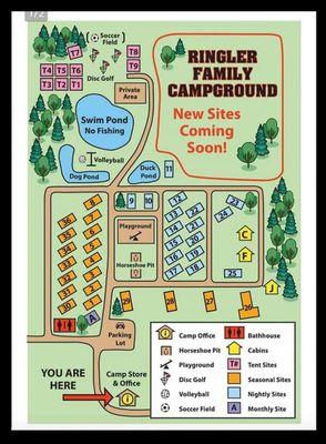 Ringler Family campground opened in 2021. We are a new campground on hwy 23, 8 miles east of mora, and 8 miles west of Hinckley.
