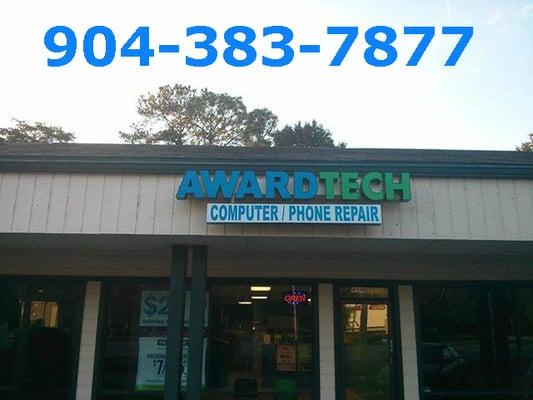 Award Tech Store Front With Number